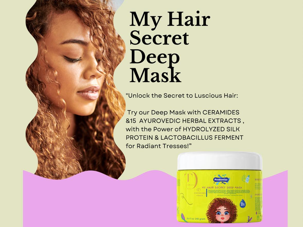 Probiotic My Hair Secret Deep Mask - TD LABeauty