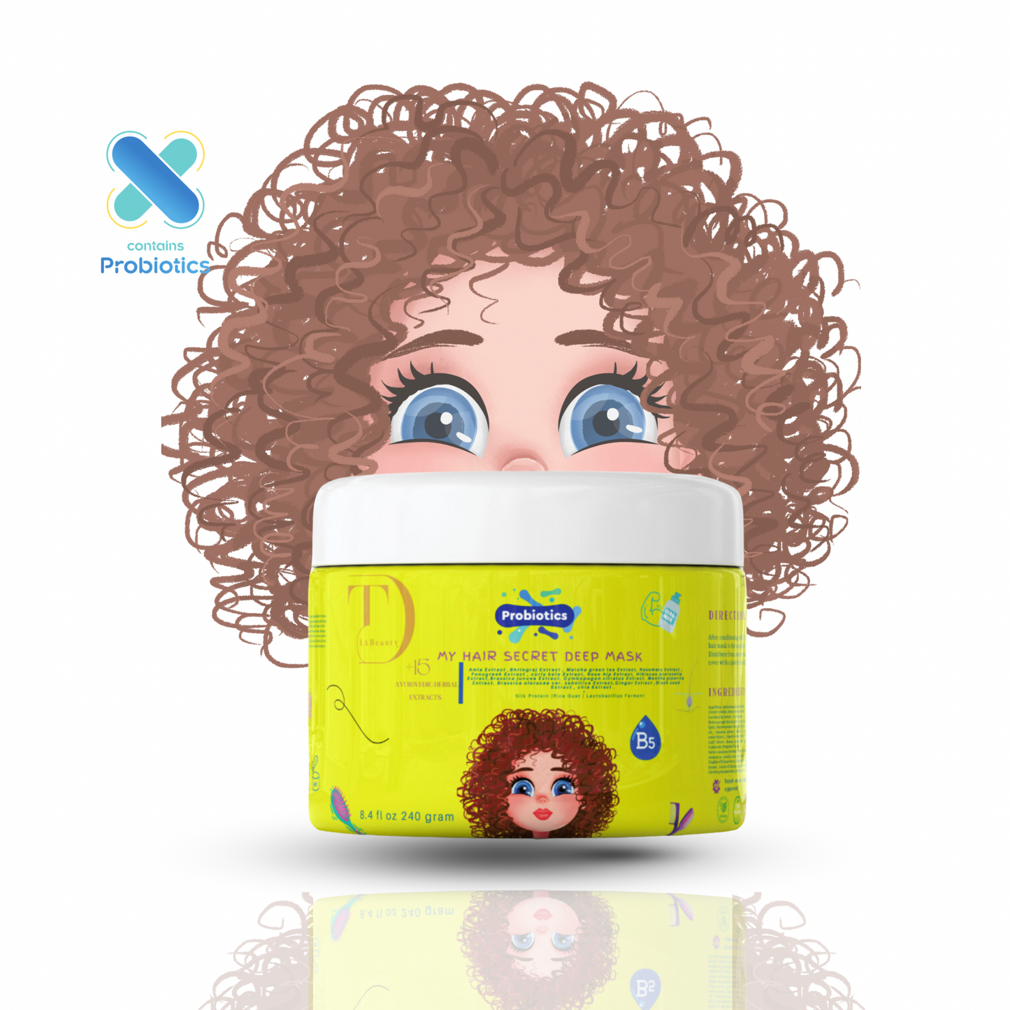 Probiotic My Hair Secret Deep Mask - TD LABeauty